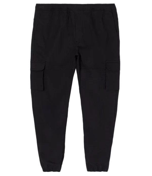 Calça Jogger Cargo Em Sarja Com Cós Elástico E Barra Ajustada - Imagem 6