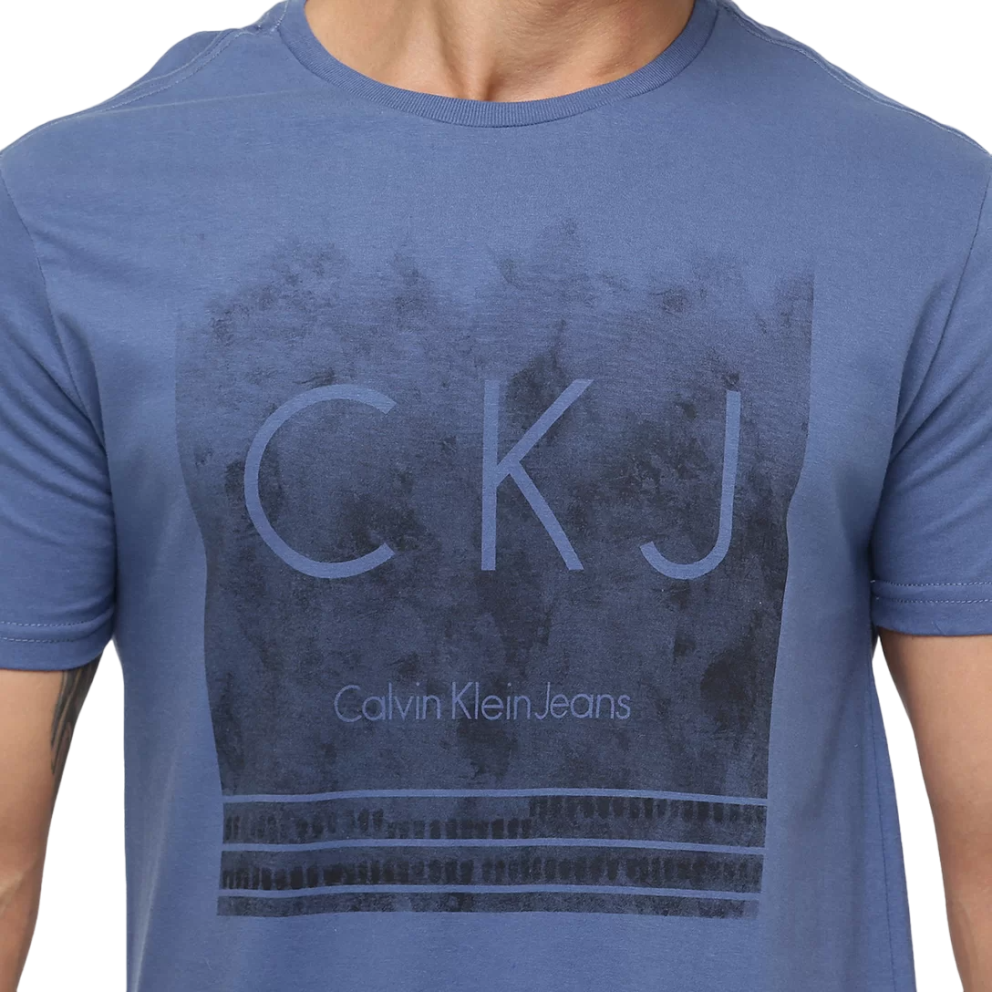 Camiseta Calvin Klein CKJ Azul - Imagem 2